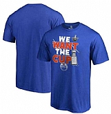 Men's Edmonton Oilers Fanatics Branded 2017 NHL Stanley Cup Playoffs Participant Blue Line Big & Tall T Shirt Royal FengYun,baseball caps,new era cap wholesale,wholesale hats
