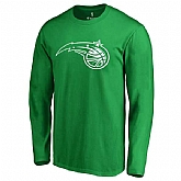 Men's Orlando Magic Fanatics Branded Kelly Green St. Patrick's Day White Logo Long Sleeve T-Shirt FengYun,baseball caps,new era cap wholesale,wholesale hats