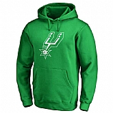 Men's San Antonio Spurs Fanatics Branded Kelly Green St. Patrick's Day White Logo Pullover Hoodie FengYun,baseball caps,new era cap wholesale,wholesale hats