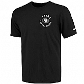 Men's San Francisco 49ers Nike Black Helmet Tri Blend T-Shirt FengYun,baseball caps,new era cap wholesale,wholesale hats