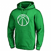 Men's Washington Wizards Fanatics Branded Kelly Green St. Patrick's Day White Logo Pullover Hoodie FengYun,baseball caps,new era cap wholesale,wholesale hats
