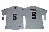 Michigan Wolverines #5 Jabrill Peppers Gray Gridiron II Youth College Stitched Jersey,baseball caps,new era cap wholesale,wholesale hats