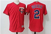 Minnesota Twins #2 Brian Dozier Red New Cool Base Stitched Jersey,baseball caps,new era cap wholesale,wholesale hats