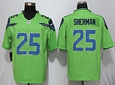 Nike Limited Seattle Seahawks #25 Sherman Green Color Rush Stitched NFL Jersey,baseball caps,new era cap wholesale,wholesale hats
