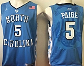 North Carolina Tar Heels #5 Marcus Paige Blue College Jersey,baseball caps,new era cap wholesale,wholesale hats