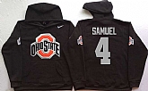Ohio State Buckeyes #4 Curtis Samuel Black Men's Pullover Stitched Hoodie,baseball caps,new era cap wholesale,wholesale hats