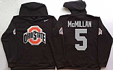 Ohio State Buckeyes #5 Raekwon McMillan Black Men's Pullover Stitched Hoodie,baseball caps,new era cap wholesale,wholesale hats