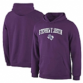 Stephen F Austin Lumberjacks Purple Campus Pullover Hoodie,baseball caps,new era cap wholesale,wholesale hats