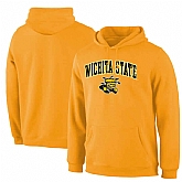Wichita State Shockers Gold Campus Pullover Hoodie,baseball caps,new era cap wholesale,wholesale hats