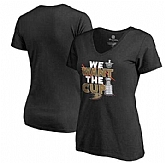 Women's Anaheim Ducks Fanatics Branded 2017 NHL Stanley Cup Playoff Participant Blue Line Plus Size V Neck T Shirt Black FengYun,baseball caps,new era cap wholesale,wholesale hats