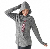 Women's Arizona Cardinals G III 4Her by Carl Banks Recovery Full Zip Hoodie Gray FengYun,baseball caps,new era cap wholesale,wholesale hats