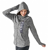 Women's Baltimore Ravens G III 4Her by Carl Banks Recovery Full Zip Hoodie Gray FengYun,baseball caps,new era cap wholesale,wholesale hats