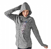 Women's Buffalo Bills G III 4Her by Carl Banks Recovery Full Zip Hoodie Heathered Gray FengYun,baseball caps,new era cap wholesale,wholesale hats