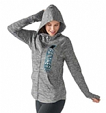 Women's Carolina Panthers G III 4Her by Carl Banks Recovery Full Zip Hoodie Heathered Gray FengYun,baseball caps,new era cap wholesale,wholesale hats