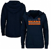 Women's Chicago Bears Majestic Plus Size Self Determination Pullover Hoodie - Navy FengYun,baseball caps,new era cap wholesale,wholesale hats