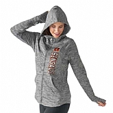Women's Cincinnati Bengals G III 4Her by Carl Banks Recovery Full Zip Hoodie Heathered Gray FengYun,baseball caps,new era cap wholesale,wholesale hats