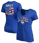 Women's Jacksonville Jaguars #20 Jalen Ramsey NFL Pro Line by Fanatics Branded Banner Wave Name & Number T Shirt Royal FengYun,baseball caps,new era cap wholesale,wholesale hats