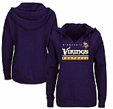 Women's Minnesota Vikings Majestic Plus Size Self Determination Pullover Hoodie - Purple FengYun,baseball caps,new era cap wholesale,wholesale hats
