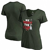 Women's Minnesota Wild Fanatics Branded 2017 NHL Stanley Cup Playoff Participant Blue Line Plus Size T Shirt Green FengYun,baseball caps,new era cap wholesale,wholesale hats