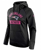 Women's New England Patriots Nike Breast Cancer Awareness Circuit Performance Pullover Hoodie - Black FengYun,baseball caps,new era cap wholesale,wholesale hats