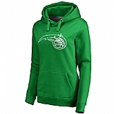 Women's Orlando Magic Fanatics Branded Kelly Green St. Patrick's Day White Logo Pullover Hoodie FengYun,baseball caps,new era cap wholesale,wholesale hats