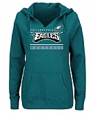 Women's Philadelphia Eagles Majestic Self-Determination Pullover Hoodie - Green FengYun,baseball caps,new era cap wholesale,wholesale hats