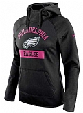 Women's Philadelphia Eagles Nike Breast Cancer Awareness Circuit Performance Pullover Hoodie - Black FengYun,baseball caps,new era cap wholesale,wholesale hats