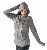 Women's San Francisco 49ers G III 4Her by Carl Banks Recovery Full Zip Hoodie Heathered Gray FengYun,baseball caps,new era cap wholesale,wholesale hats