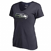 Women's Seattle Seahawks Pro Line by Fanatics Branded Navy Big & Tall Gradient Logo T-Shirt FengYun,baseball caps,new era cap wholesale,wholesale hats