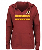 Women's Washington Redskins Majestic Self-Determination Pullover Hoodie - Burgundy FengYun,baseball caps,new era cap wholesale,wholesale hats