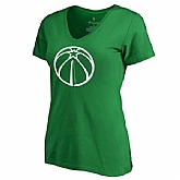Women's Washington Wizards Fanatics Branded Kelly Green St. Patrick's Day White Logo T-Shirt FengYun,baseball caps,new era cap wholesale,wholesale hats