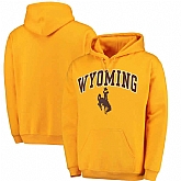 Wyoming Cowboys Gold Campus Pullover Hoodie,baseball caps,new era cap wholesale,wholesale hats
