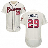 Atlanta Braves #29 John Smoltz Cream Flexbase Stitched Jersey DingZhi,baseball caps,new era cap wholesale,wholesale hats