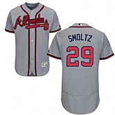 Atlanta Braves #29 John Smoltz Gray Flexbase Stitched Jersey DingZhi,baseball caps,new era cap wholesale,wholesale hats