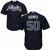Atlanta Braves #50 John Danks Navy New Cool Base Stitched Jersey DingZhi,baseball caps,new era cap wholesale,wholesale hats