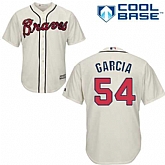 Atlanta Braves #54 Adonis Garcia Cream New Cool Base Stitched Jersey DingZhi,baseball caps,new era cap wholesale,wholesale hats