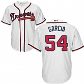 Atlanta Braves #54 Adonis Garcia White New Cool Base Stitched Jersey DingZhi,baseball caps,new era cap wholesale,wholesale hats