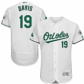 Baltimore Orioles #19 Chris Davis White St. Patrick's Day Flexbase Stitched Jersey DingZhi,baseball caps,new era cap wholesale,wholesale hats