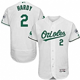 Baltimore Orioles #2 J.J. Hardy White St. Patrick's Day Flexbase Stitched Jersey DingZhi,baseball caps,new era cap wholesale,wholesale hats