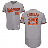 Baltimore Orioles #29 Welington Castillo Gray Flexbase Stitched Jersey DingZhi,baseball caps,new era cap wholesale,wholesale hats