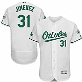 Baltimore Orioles #31 Ubaldo Jimenez White St. Patrick's Day Flexbase Stitched Jersey DingZhi,baseball caps,new era cap wholesale,wholesale hats