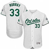 Baltimore Orioles #33 Eddie Murray White St. Patrick's Day Flexbase Stitched Jersey DingZhi,baseball caps,new era cap wholesale,wholesale hats