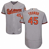 Baltimore Orioles #45 Mark Trumbo Gray Flexbase Stitched Jersey DingZhi,baseball caps,new era cap wholesale,wholesale hats