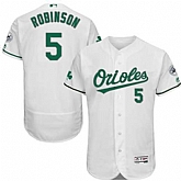 Baltimore Orioles #5 Brooks Robinson White St. Patrick's Day Flexbase Stitched Jersey DingZhi,baseball caps,new era cap wholesale,wholesale hats