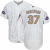 Chicago Cubs #37 Brett Anderson White World Series Champions Gold Program Flexbase Stitched Jersey DingZhi,baseball caps,new era cap wholesale,wholesale hats