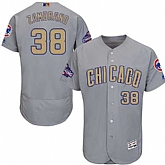 Chicago Cubs #38 Carlos Zambrano Gray World Series Champions Gold Program Flexbase Stitched Jersey DingZhi,baseball caps,new era cap wholesale,wholesale hats