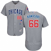 Chicago Cubs #66 Munenori Kawasaki Gray Flexbase Stitched Jersey DingZhi,baseball caps,new era cap wholesale,wholesale hats