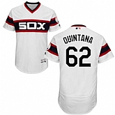 Chicago White Sox #62 Jose Quintana White Cooperstown Collection Flexbase Stitched Jersey DingZhi,baseball caps,new era cap wholesale,wholesale hats