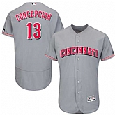 Cincinnati Reds #13 Dave Conception Gray Flexbase Stitched Jersey DingZhi,baseball caps,new era cap wholesale,wholesale hats