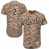 Cincinnati Reds #2 Zack Cozart Camo Flexbase Stitched Jersey DingZhi,baseball caps,new era cap wholesale,wholesale hats